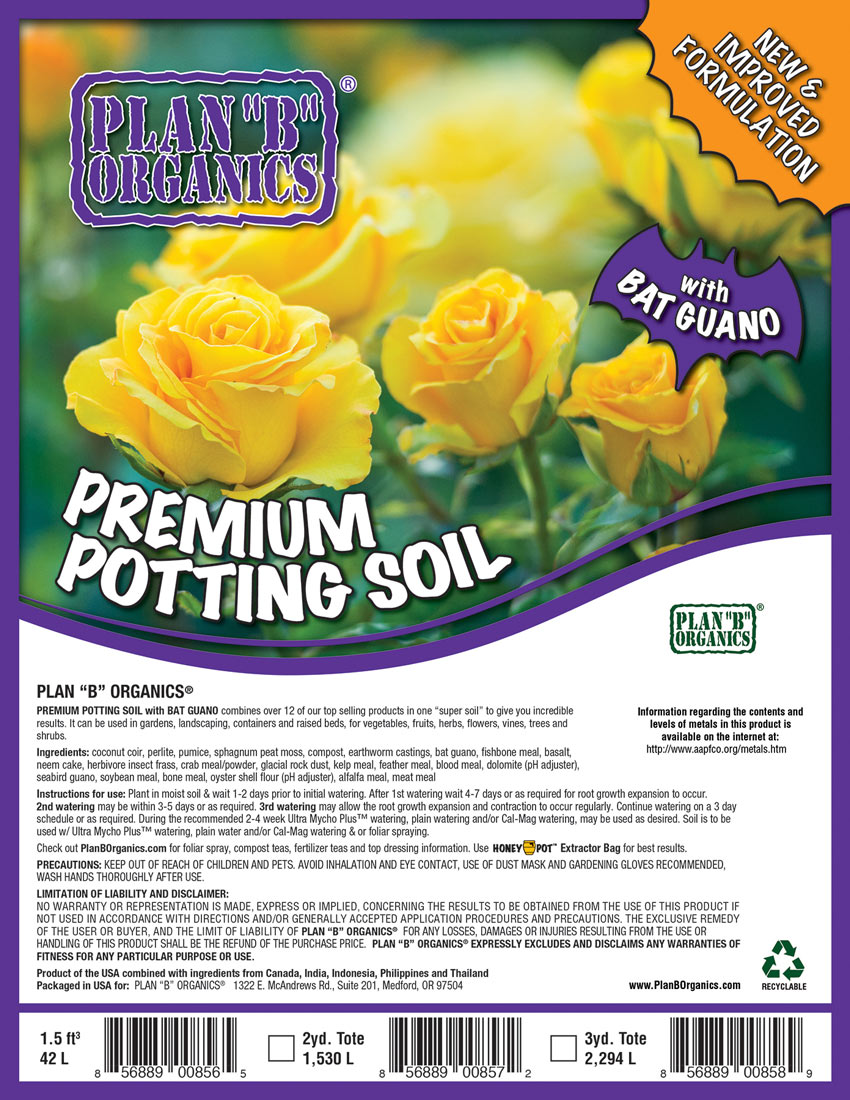 Plan "B" Organics™ Premium Potting Soil