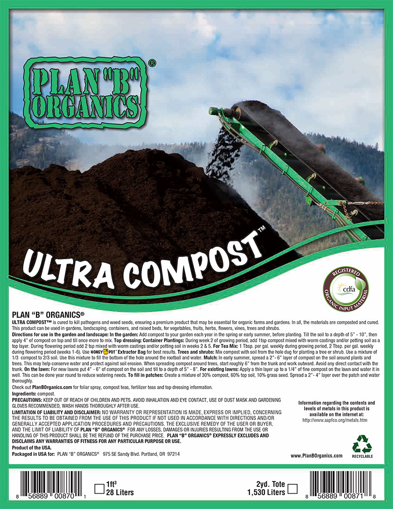 Plan "B" Organics™ Ultra Compost